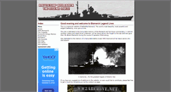 Desktop Screenshot of battleshipbismarck.info